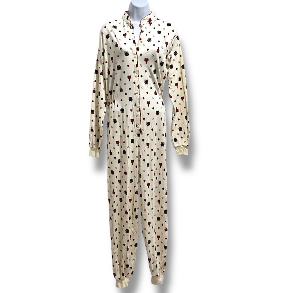 Special Treasures by Northern Isles Back Flap One Piece Pajama WM’s Size M-NWT